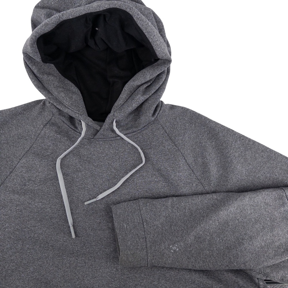 Lululemon Mens XL City Sweat Pullover Thermo Hoodie Charcoal Grey LM3BC1S Active